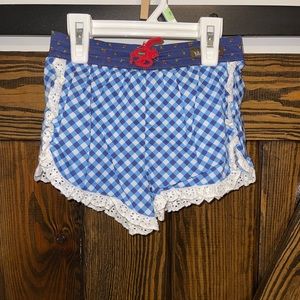 Matilda Jane Red & Blue Checkered Short